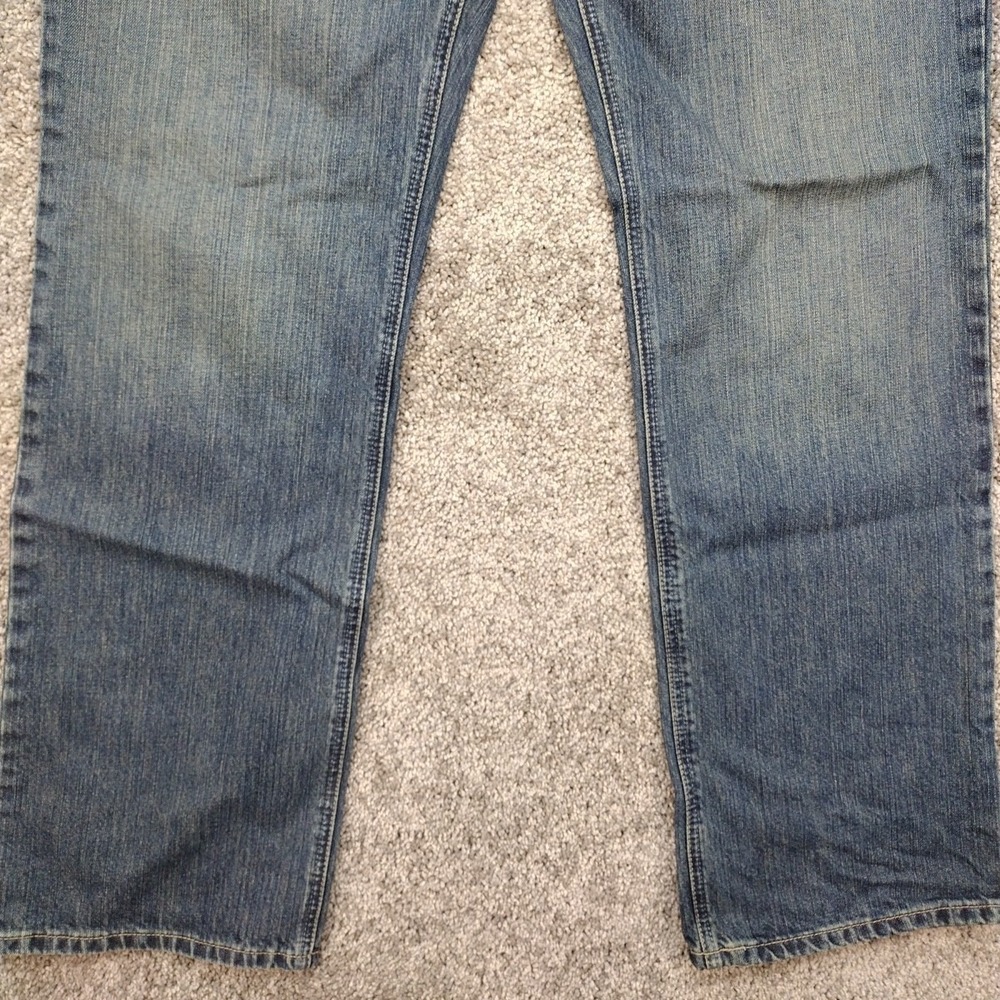 ARIAT M2 Men's 38x36 RELAXED BOOT CUT STITCH 100% COTTON JEANS Mexico Made - Picture 4 of 16